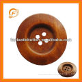 4 holes with edge wooden wholesale clothing buttons